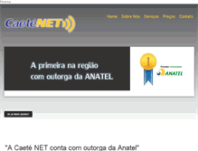 Tablet Screenshot of caetenet.com.br